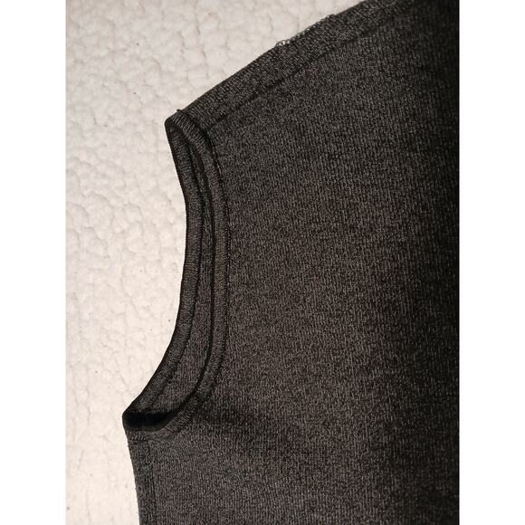 Y2K Vintage Beaded Vest Sweater Sz M Gray Boho Granny Retro Holiday Layer Preppy - Picture 16 of 16